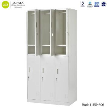 6 door steel locker/metal wardrobe
