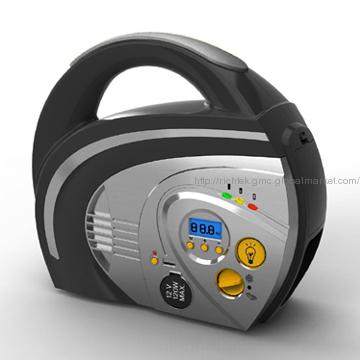 Rechargeable Tire Compressor with Built-in Battery