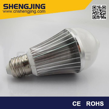 new special design smart lighting 7W PIR Sensor LED bulb lamp